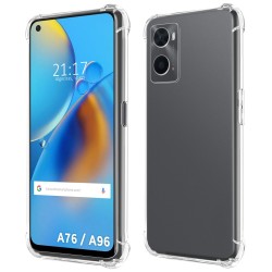 Funda Silicona Antigolpes Transparente para Oppo A76 / A96