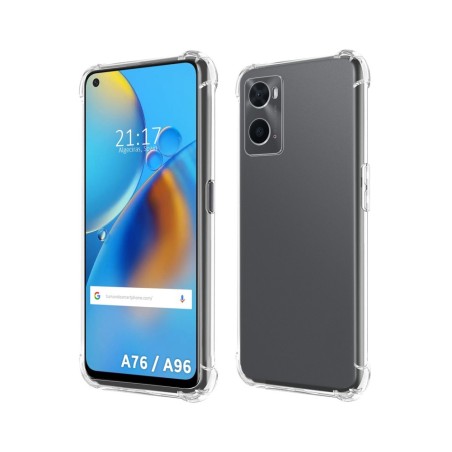 Funda Silicona Antigolpes Transparente para Oppo A76 / A96