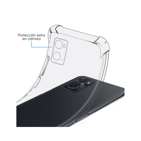 Funda Silicona Antigolpes Transparente para Oppo A76 / A96