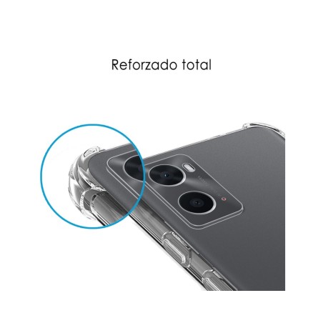 Funda Silicona Antigolpes Transparente para Oppo A76 / A96