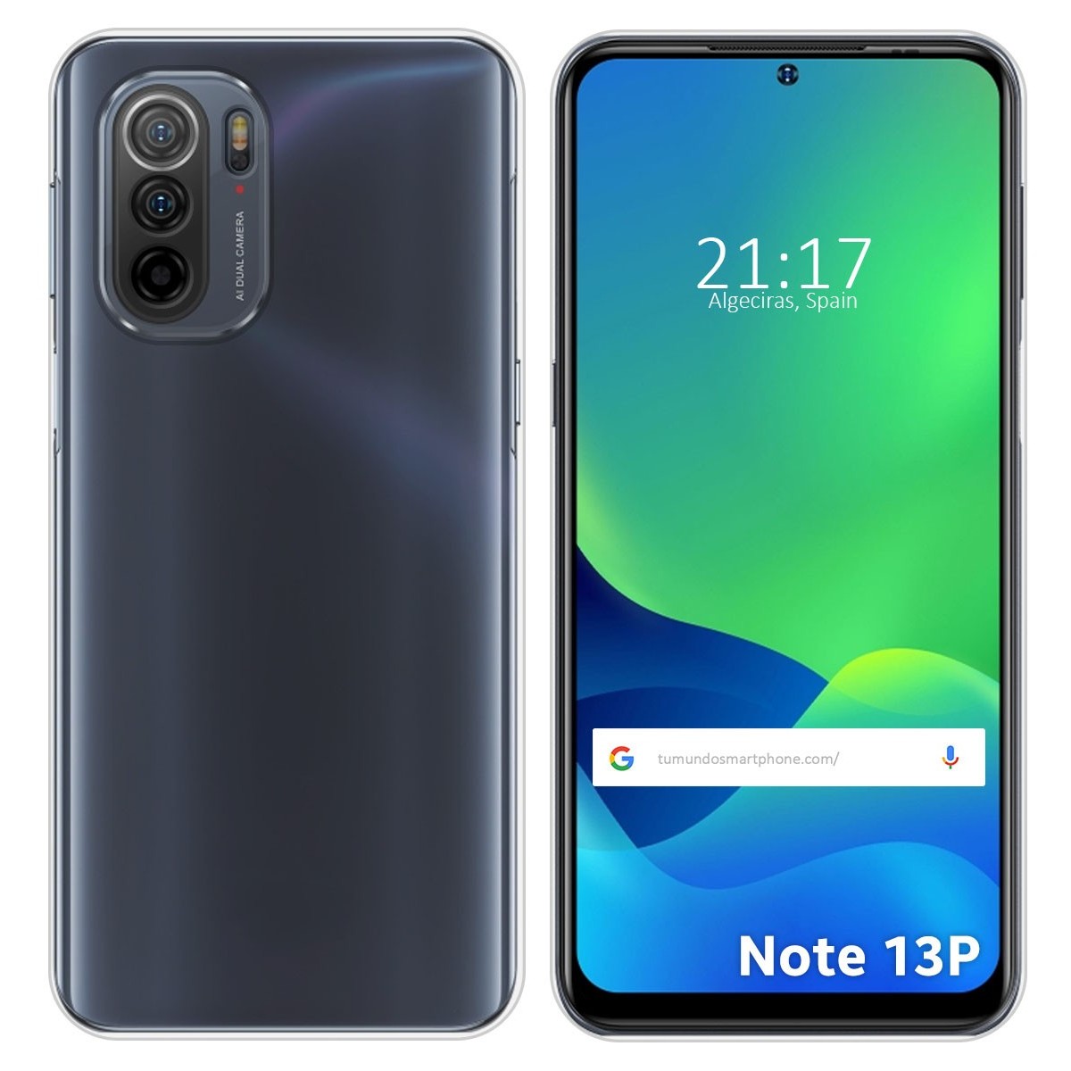 Funda Silicona Gel TPU Transparente para Ulefone Note 13P