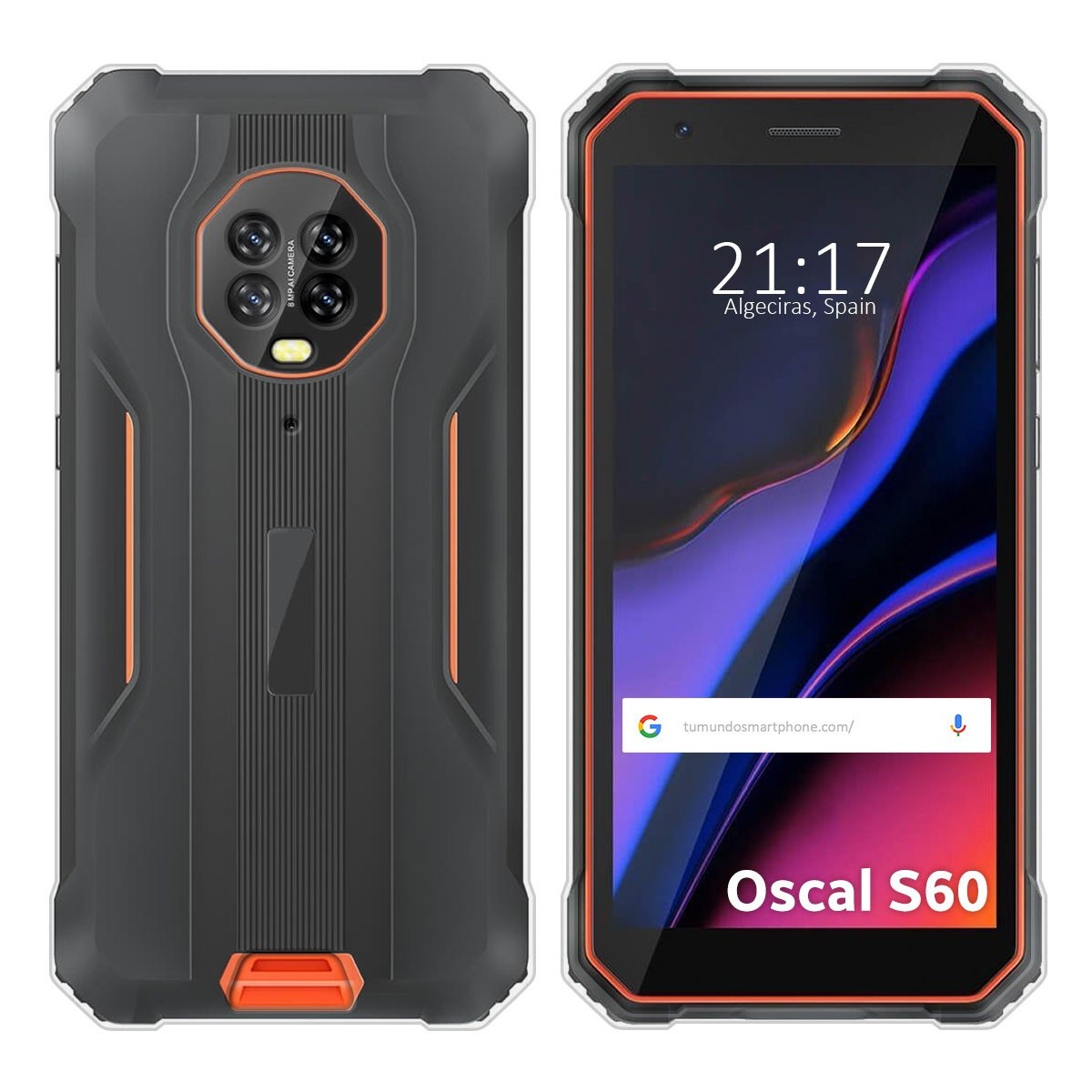 Personaliza tu Funda Silicona Gel Tpu Transparente con tu Fotografia para Blackview Oscal S60 / S60 Pro Dibujo Personalizada