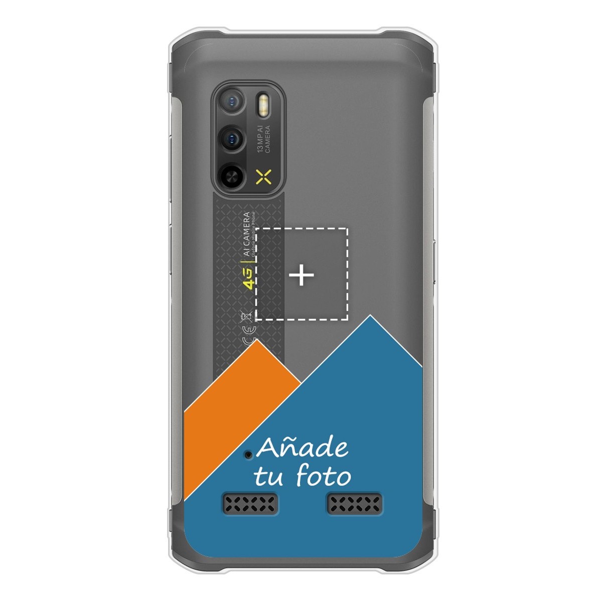 Personaliza tu Funda Silicona Gel Tpu Transparente con tu Fotografia para Ulefone Armor X10 / X10 Pro Dibujo Personalizada