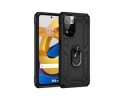 Funda Tough Armor con Anillo Giratorio Negra para Xiaomi POCO M4 Pro 5G