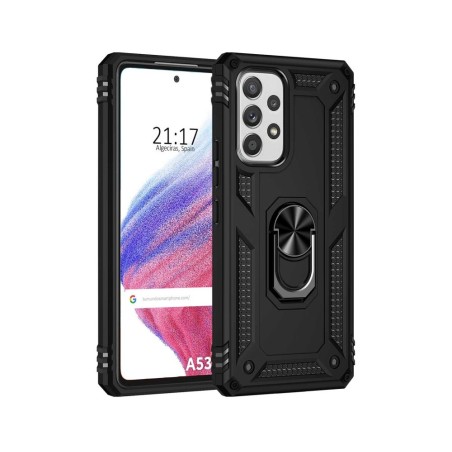 Funda Tough Armor con Anillo Giratorio Negra para Samsung Galaxy A53 5G