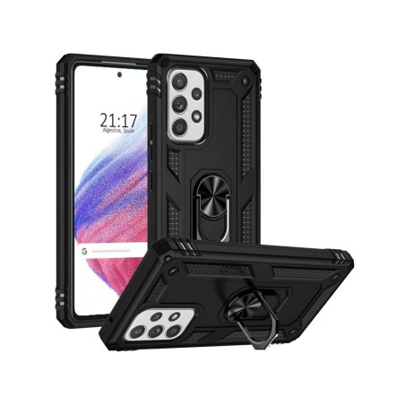 Funda Tough Armor con Anillo Giratorio Negra para Samsung Galaxy A53 5G