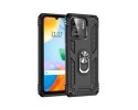 Funda Tough Armor con Anillo Giratorio Negra para Xiaomi Redmi 10C