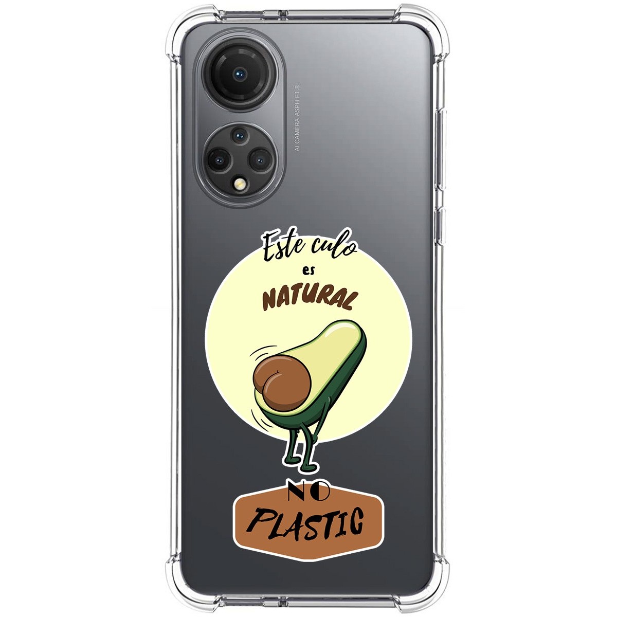 Funda Silicona Antigolpes para Huawei Honor X7 diseño Culo Natural Dibujos