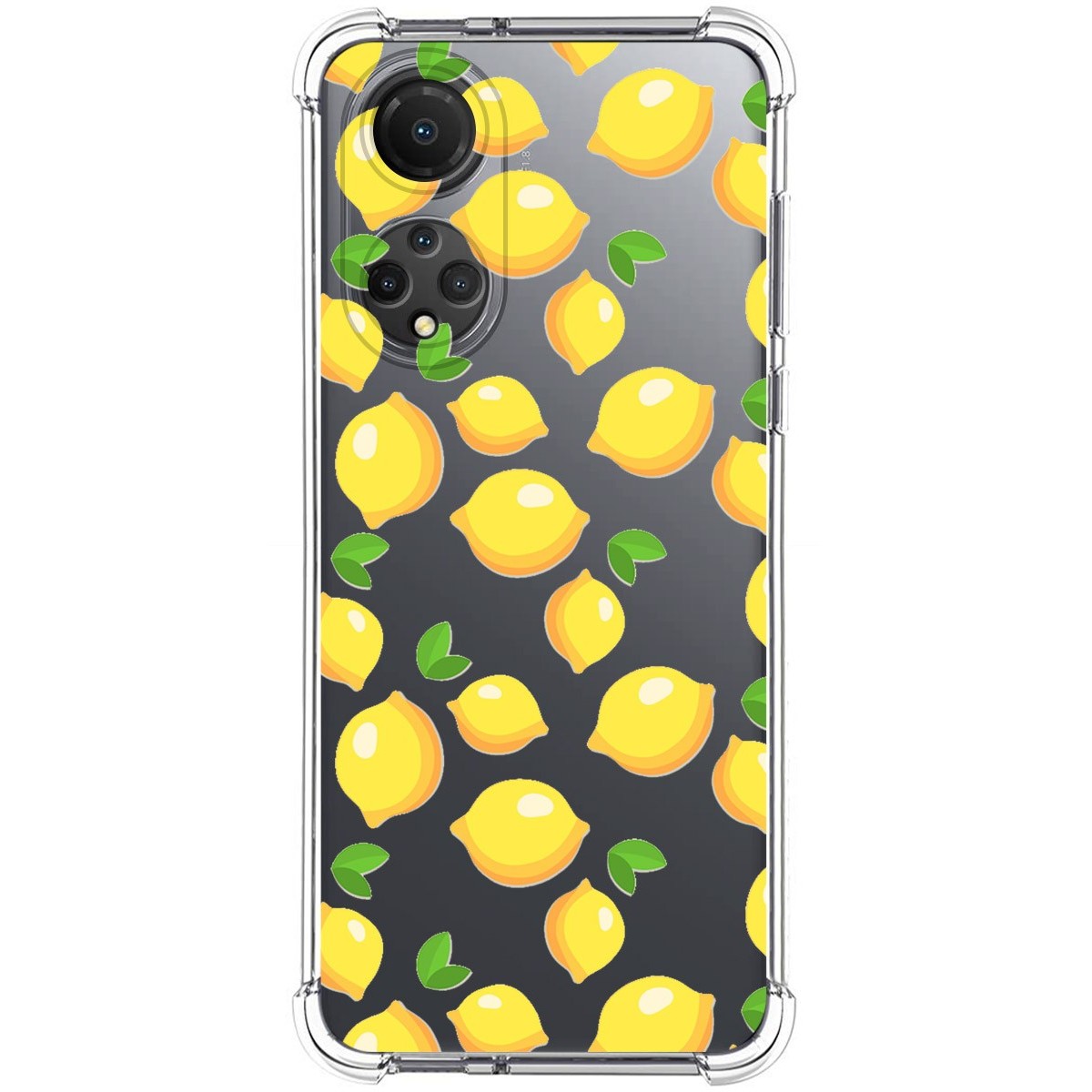 Funda Silicona Antigolpes para Huawei Honor X7 diseño Limones Dibujos