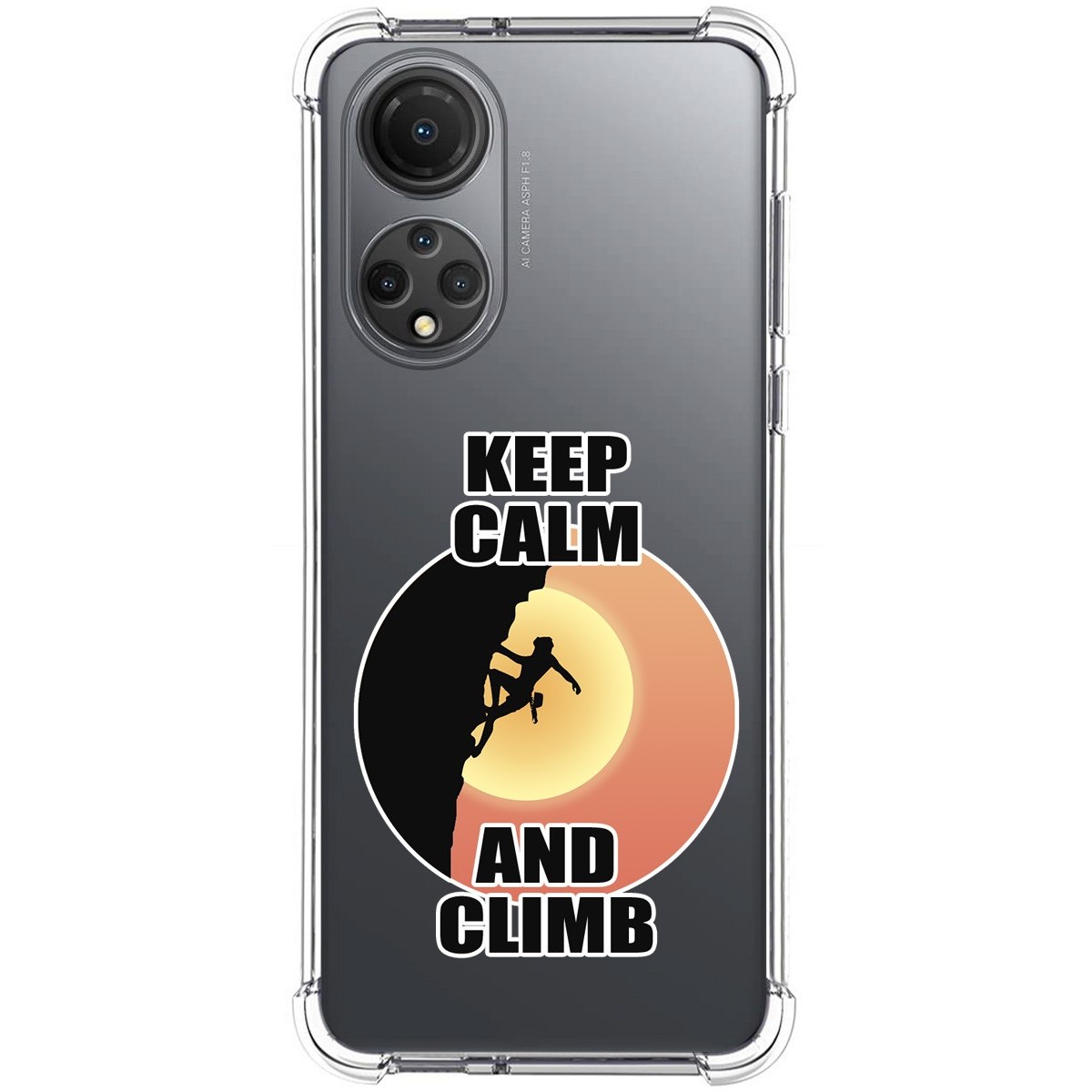 Funda Silicona Antigolpes para Huawei Honor X7 diseño Mujer Escalada Dibujos