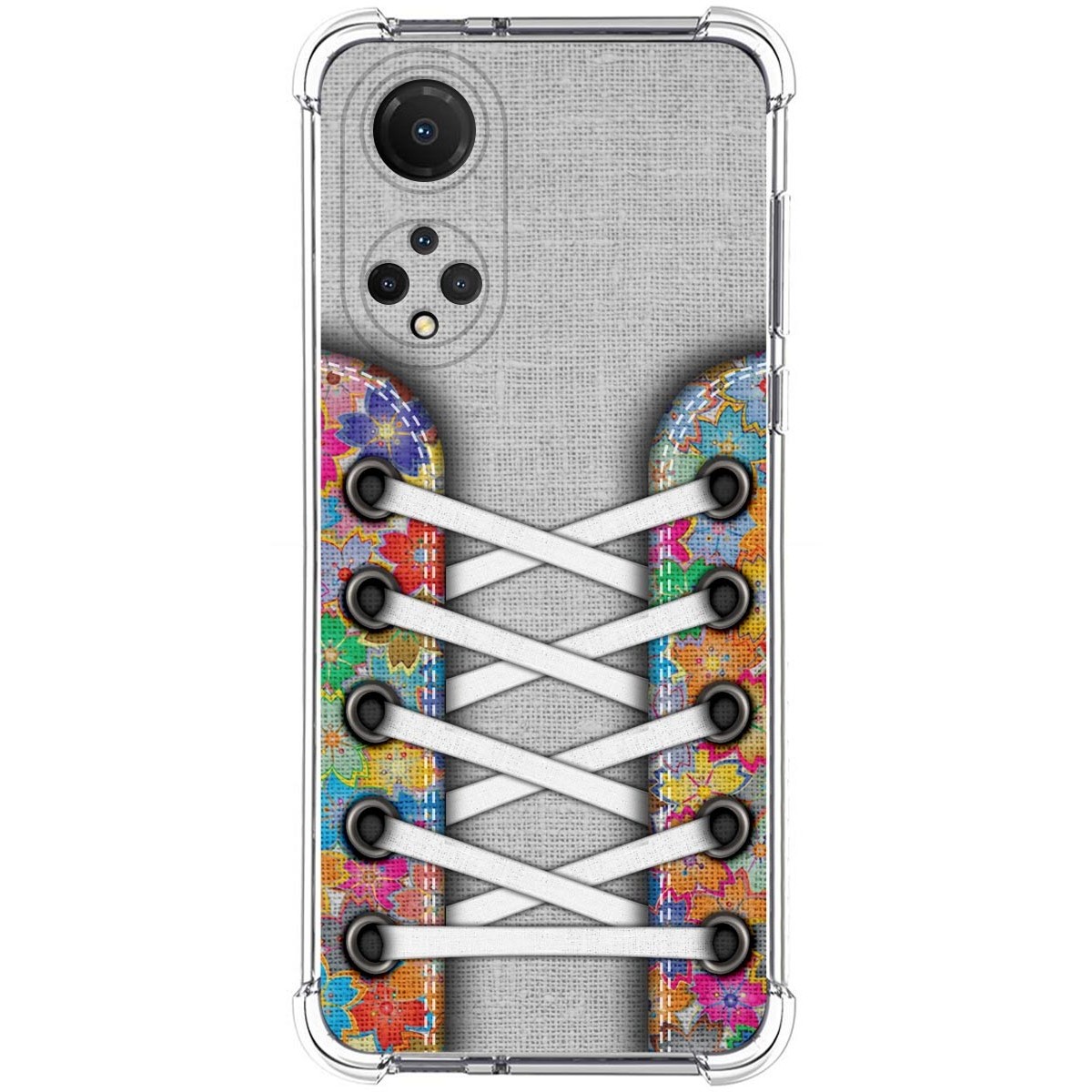 Funda Silicona Antigolpes para Huawei Honor X7 diseño Zapatillas 04 Dibujos