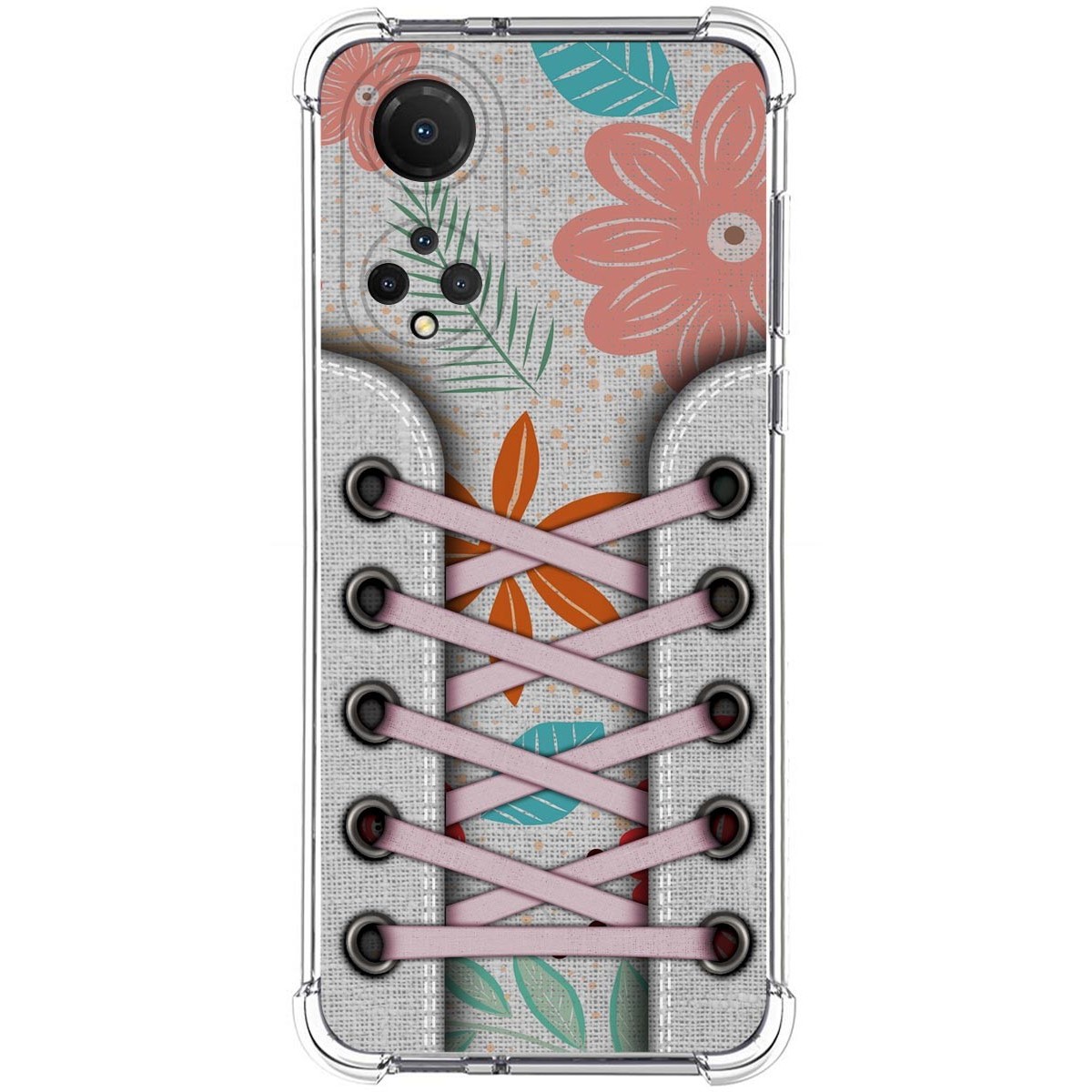 Funda Silicona Antigolpes para Huawei Honor X7 diseño Zapatillas 09 Dibujos