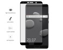 Protector Cristal Templado Frontal Completo Negro para Huawei Mate 10  Vidrio