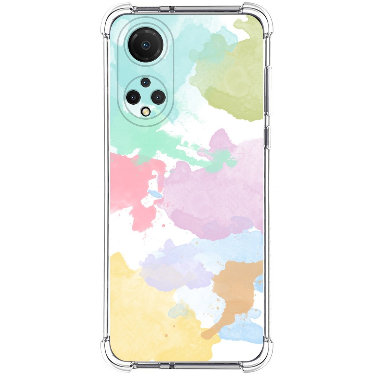 Funda Silicona Antigolpes para Huawei Honor X7 diseño Acuarela 11 Dibujos