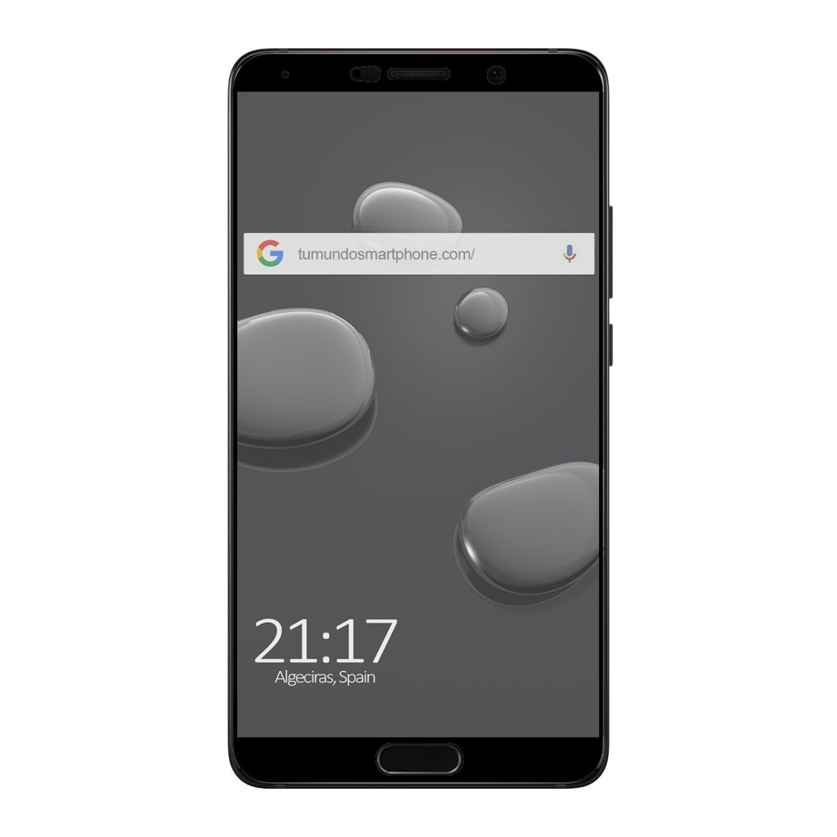 Protector Cristal Templado Frontal Completo Negro para Huawei Mate 10  Vidrio