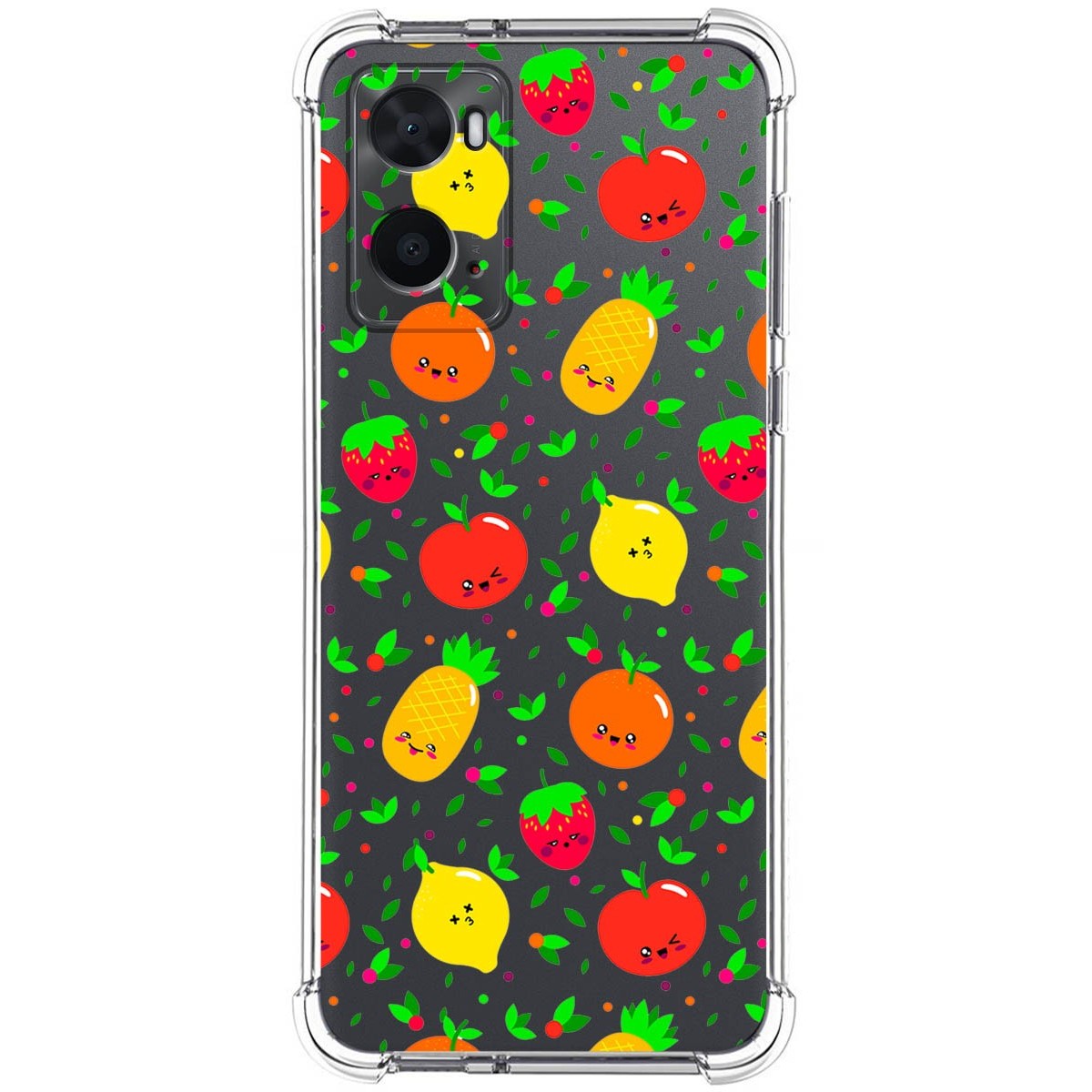 Funda Silicona Antigolpes para Oppo A76 / A96 diseño Frutas 01 Dibujos