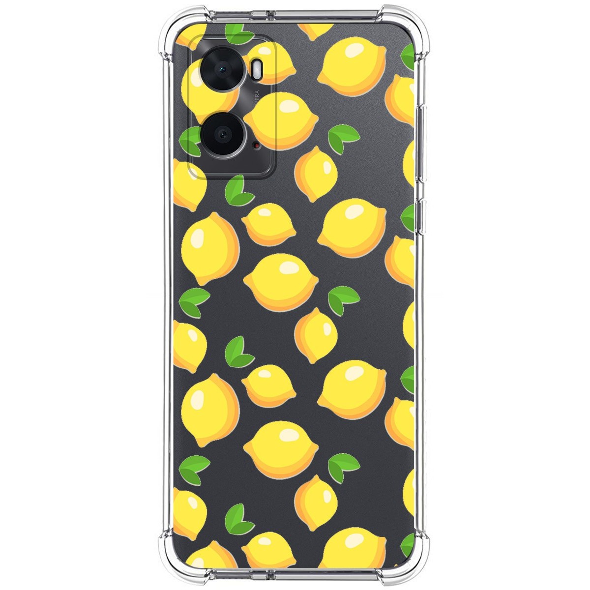 Funda Silicona Antigolpes para Oppo A76 / A96 diseño Limones Dibujos