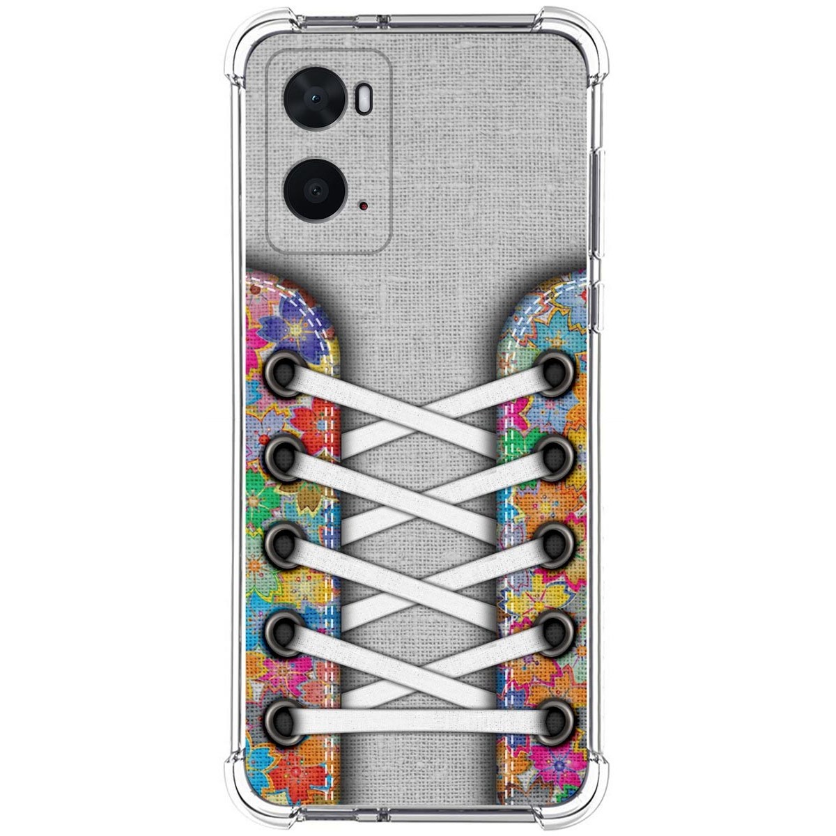 Funda Silicona Antigolpes para Oppo A76 / A96 diseño Zapatillas 04 Dibujos