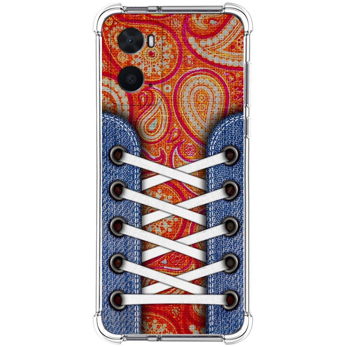 Funda Silicona Antigolpes para Oppo A76 / A96 diseño Zapatillas 10 Dibujos