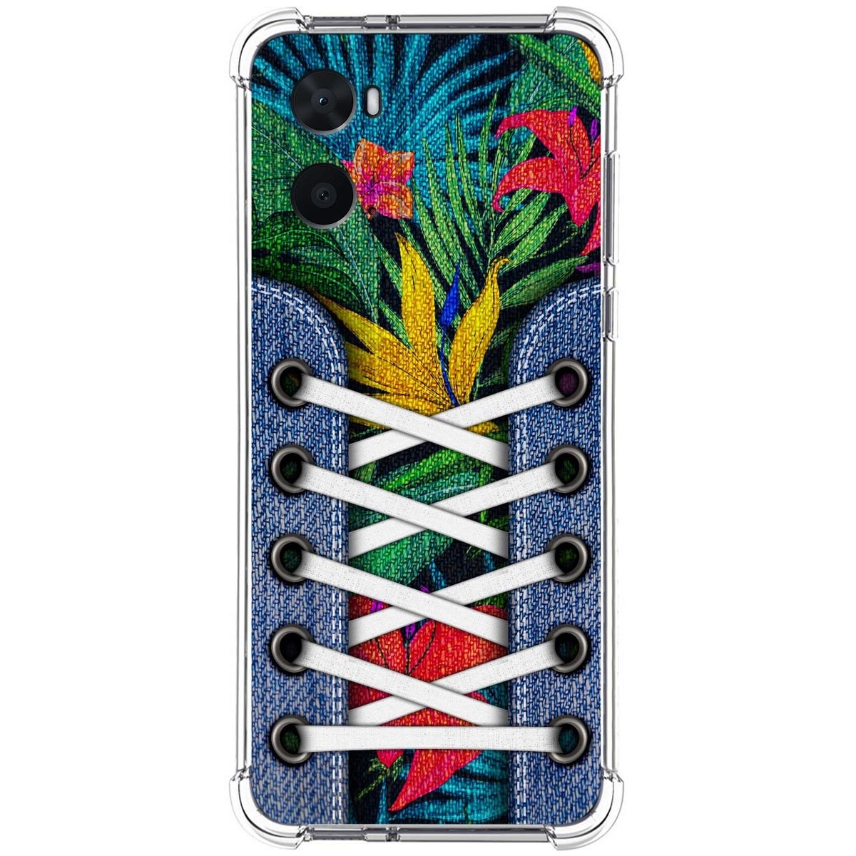 Funda Silicona Antigolpes para Oppo A76 / A96 diseño Zapatillas 12 Dibujos