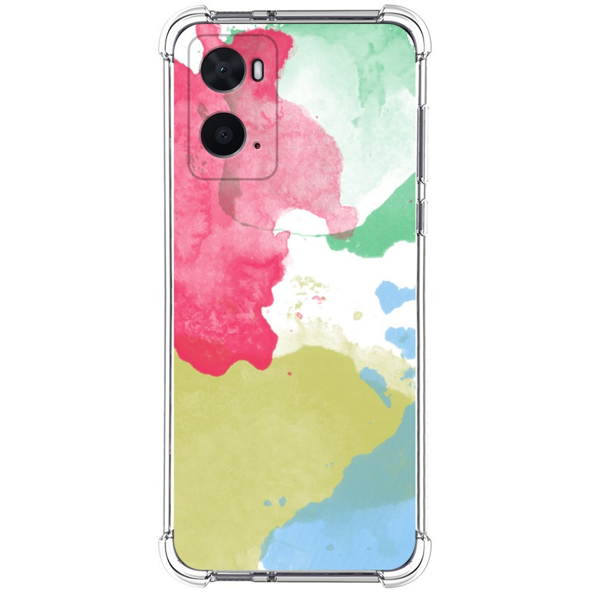 Funda Silicona Antigolpes para Oppo A76 / A96 diseño Acuarela 02 Dibujos