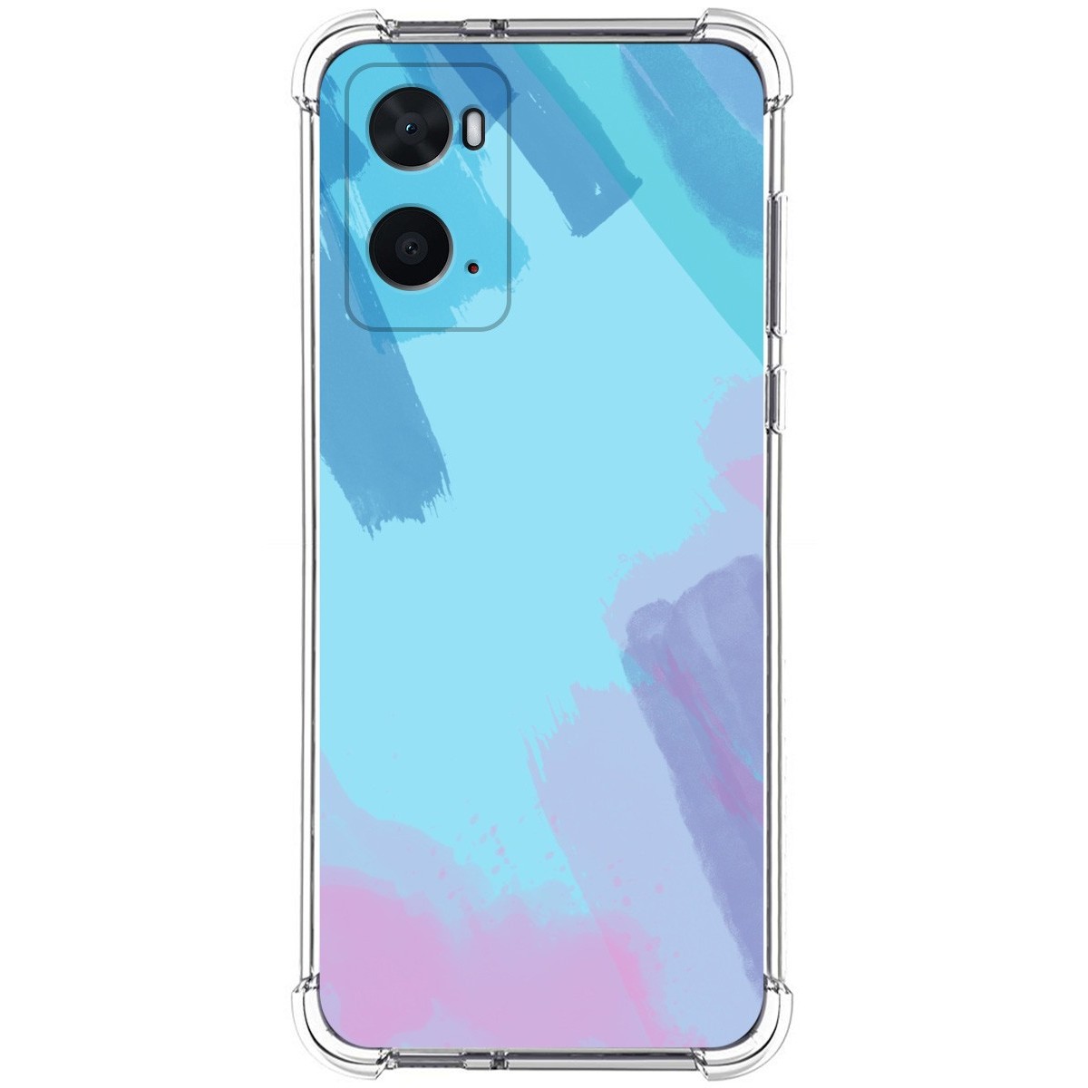 Funda Silicona Antigolpes para Oppo A76 / A96 diseño Acuarela 10 Dibujos