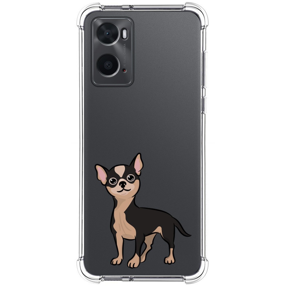 Funda Silicona Antigolpes para Oppo A76 / A96 diseño Perros 05 Dibujos