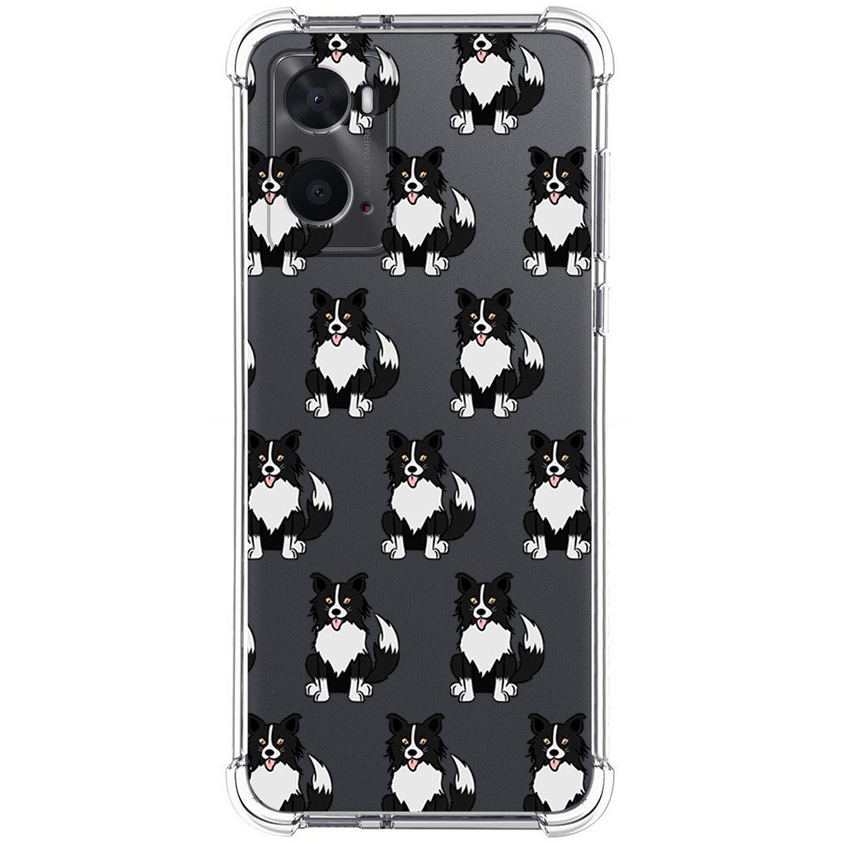 Funda Silicona Antigolpes para Oppo A76 / A96 diseño Perros 07 Dibujos
