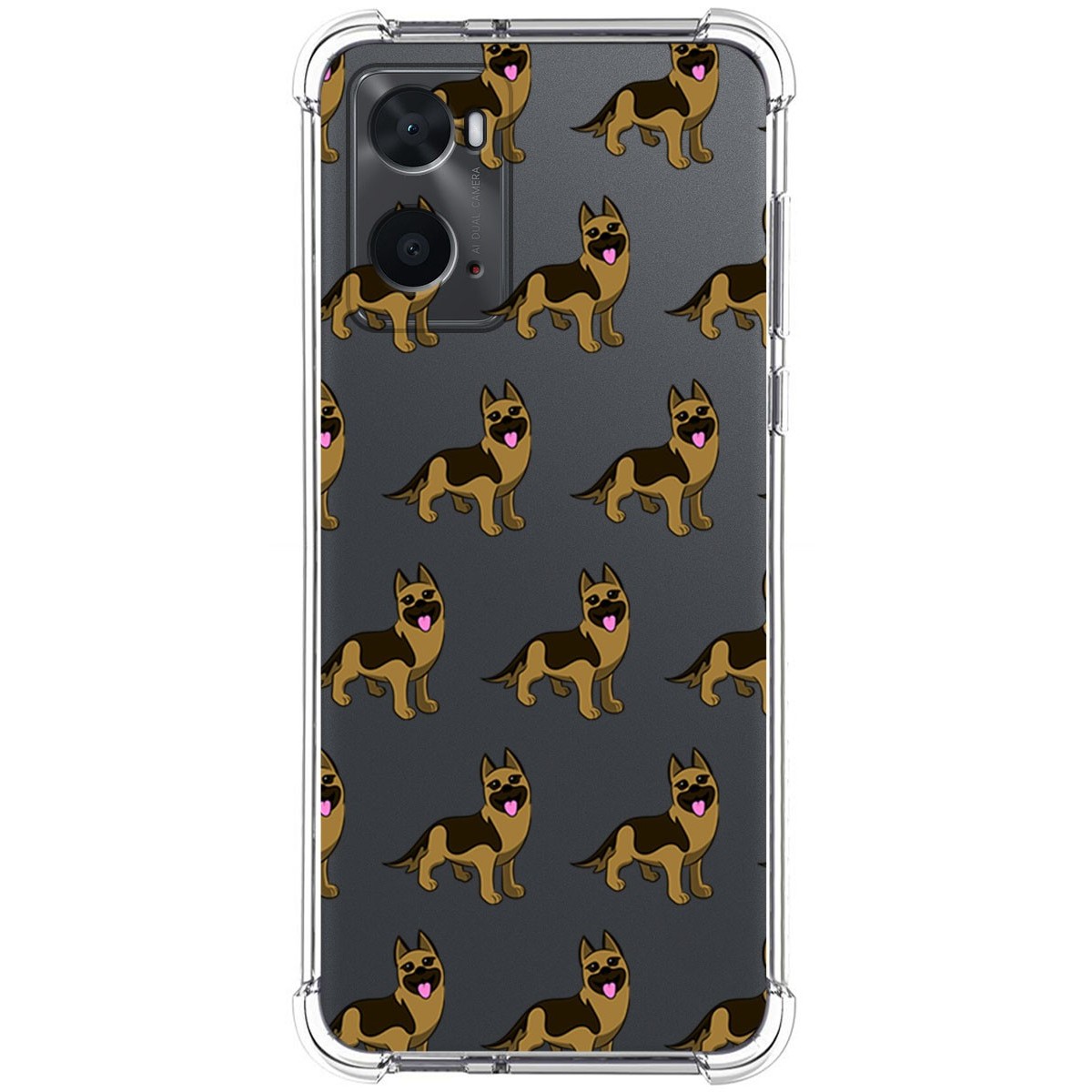 Funda Silicona Antigolpes para Oppo A76 / A96 diseño Perros 09 Dibujos