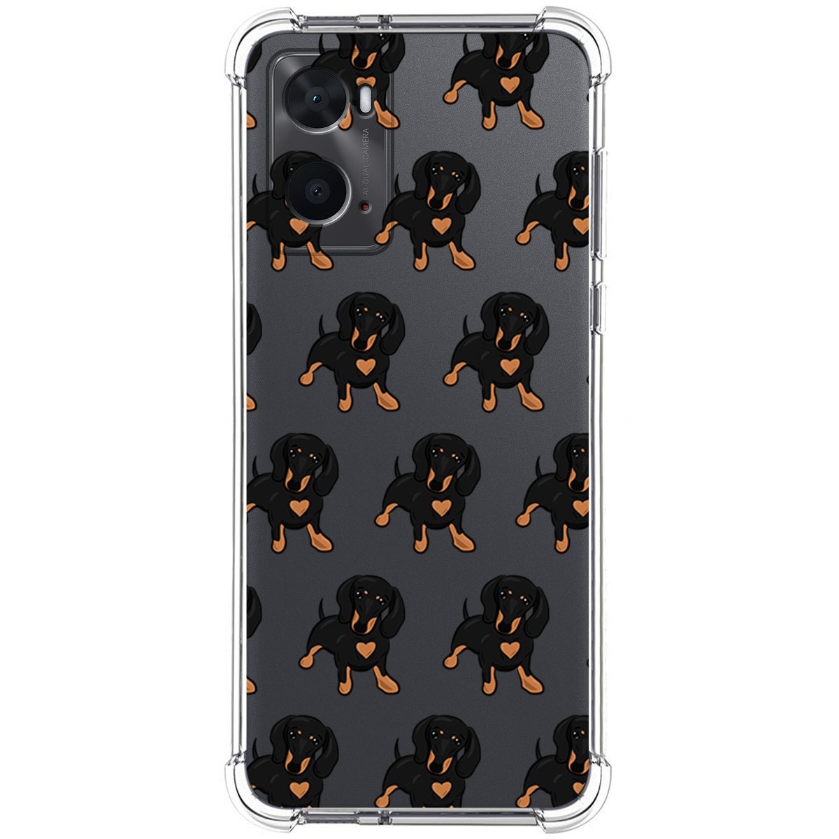 Funda Silicona Antigolpes para Oppo A76 / A96 diseño Perros 10 Dibujos