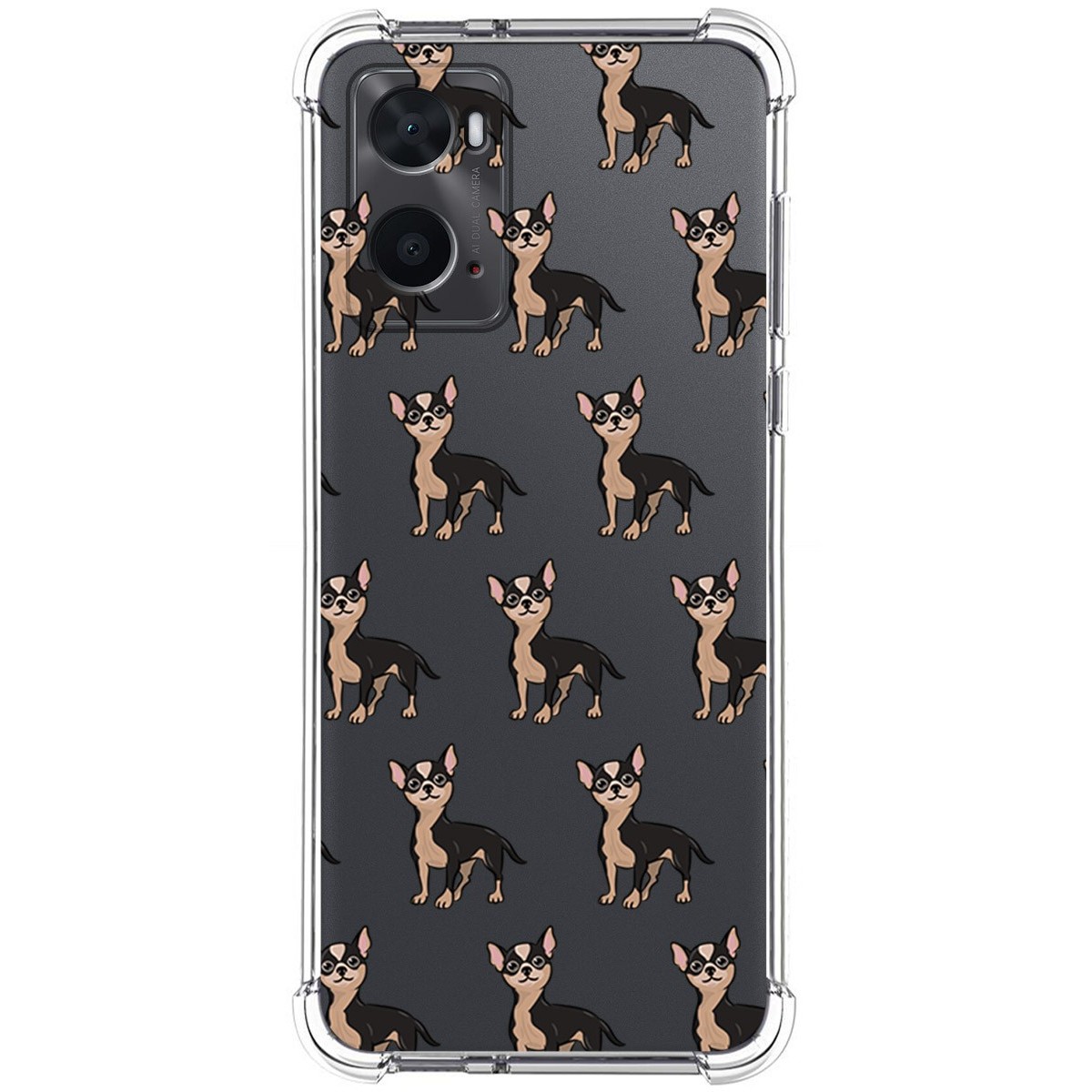 Funda Silicona Antigolpes para Oppo A76 / A96 diseño Perros 11 Dibujos