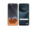 Funda Silicona Transparente para Blackview A95 diseño Bufalo Dibujos