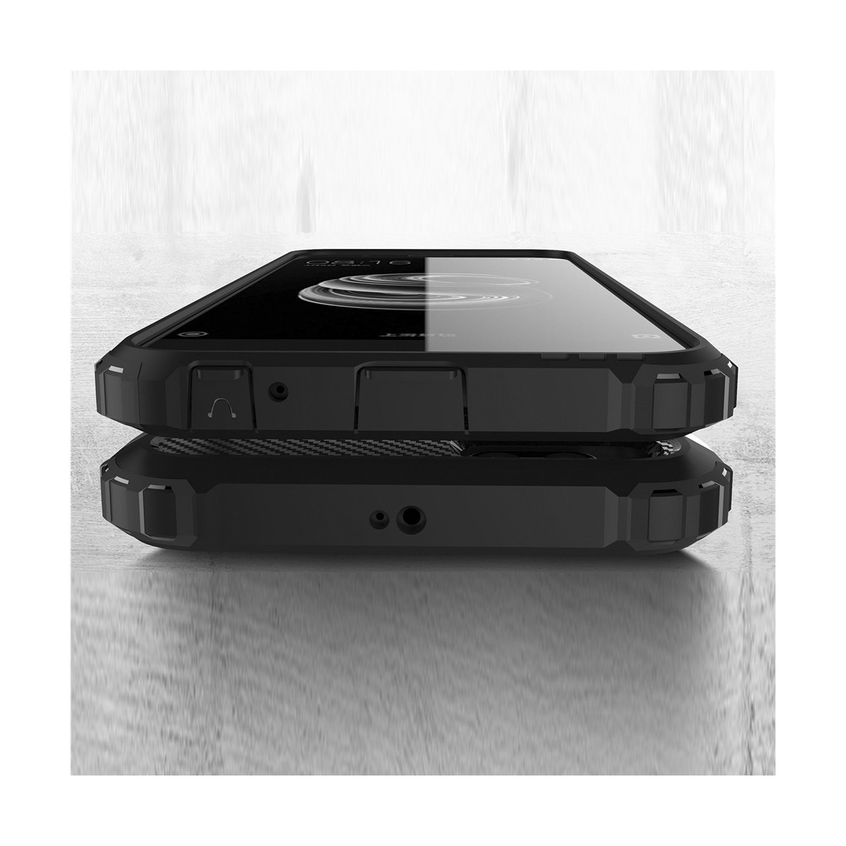 Funda Tipo Hybrid Tough Armor (Pc+Tpu) Negra para Xiaomi Mi 5X / Mi A1