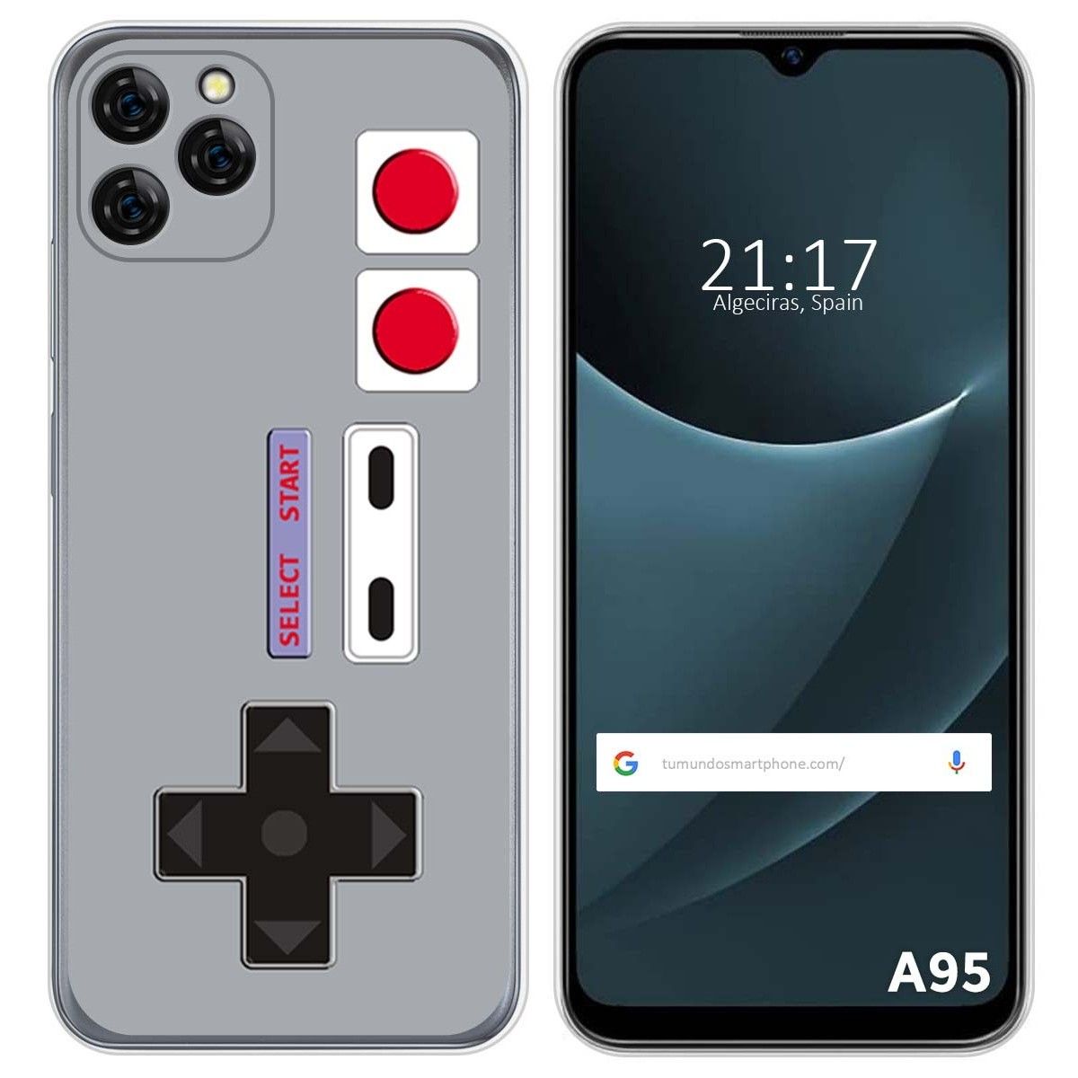 Funda Silicona para Blackview A95 diseño Consola Dibujos