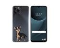Funda Silicona Transparente para Blackview A95 diseño Perros 05 Dibujos