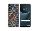 Funda Silicona Transparente para Blackview A95 diseño Flores 04 Dibujos