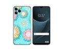 Funda Silicona Transparente para Blackview A95 diseño Flores 05 Dibujos