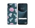Funda Silicona Transparente para Blackview A95 diseño Flores 10 Dibujos