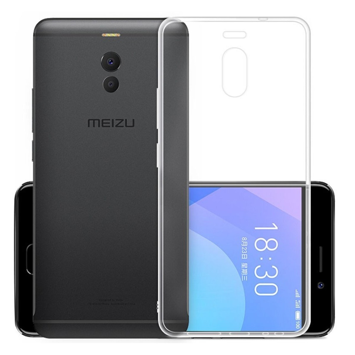 Funda Gel Tpu Fina Ultra-Thin 0,3mm Transparente para Meizu M6 Note