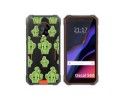 Funda Silicona Transparente para Blackview Oscal S60 / S60 Pro diseño Cactus Dibujos
