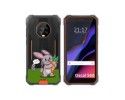 Funda Silicona Transparente para Blackview Oscal S60 / S60 Pro diseño Conejo Dibujos