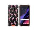 Funda Silicona Transparente para Blackview Oscal S60 / S60 Pro diseño Flamenco Dibujos
