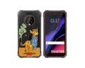 Funda Silicona Transparente para Blackview Oscal S60 / S60 Pro diseño Jirafa Dibujos