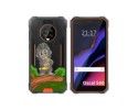 Funda Silicona Transparente para Blackview Oscal S60 / S60 Pro diseño Mono Dibujos