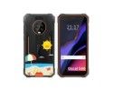 Funda Silicona Transparente para Blackview Oscal S60 / S60 Pro diseño Playa Dibujos