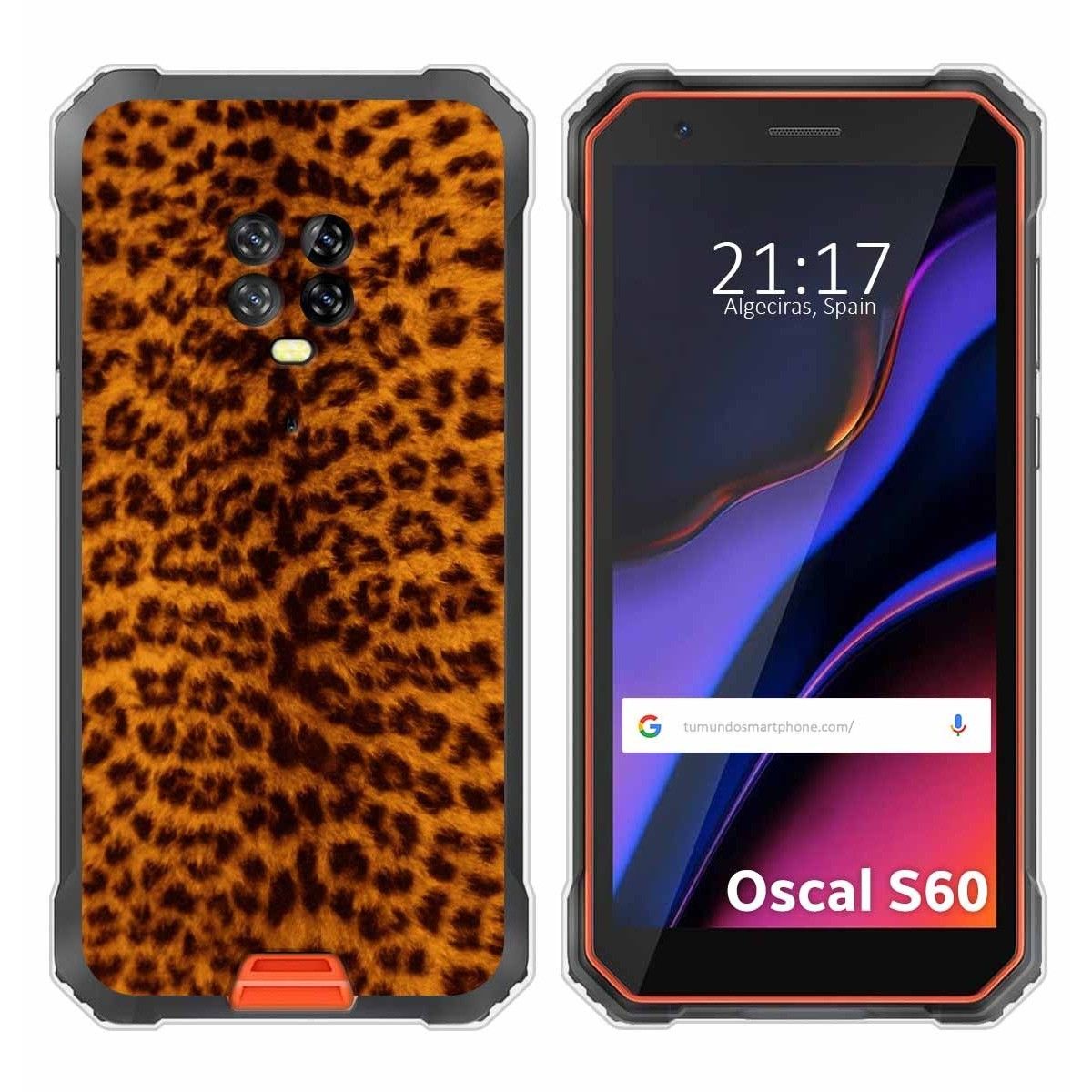 Funda Silicona para Blackview Oscal S60 / S60 Pro diseño Animal 03 Dibujos