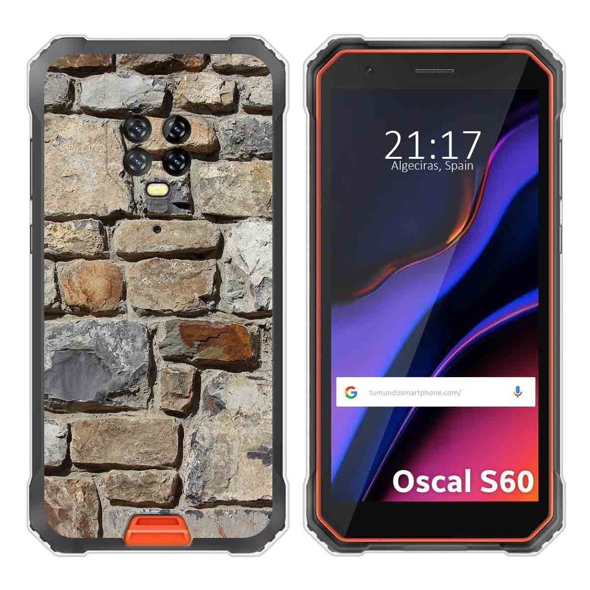 Funda Silicona para Blackview Oscal S60 / S60 Pro diseño Ladrillo 03 Dibujos
