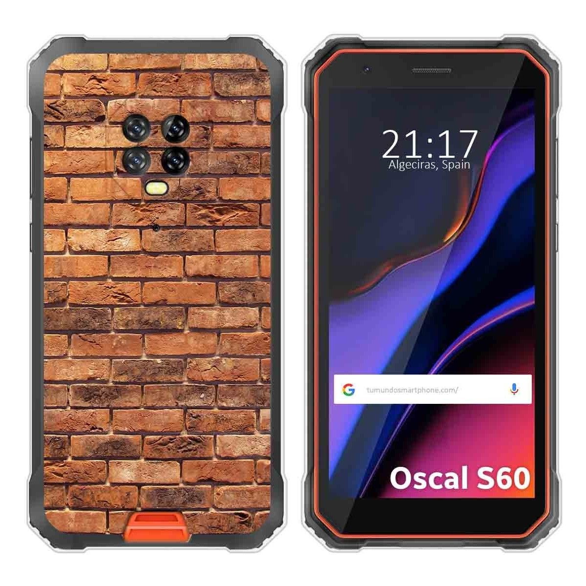 Funda Silicona para Blackview Oscal S60 / S60 Pro diseño Ladrillo 04 Dibujos