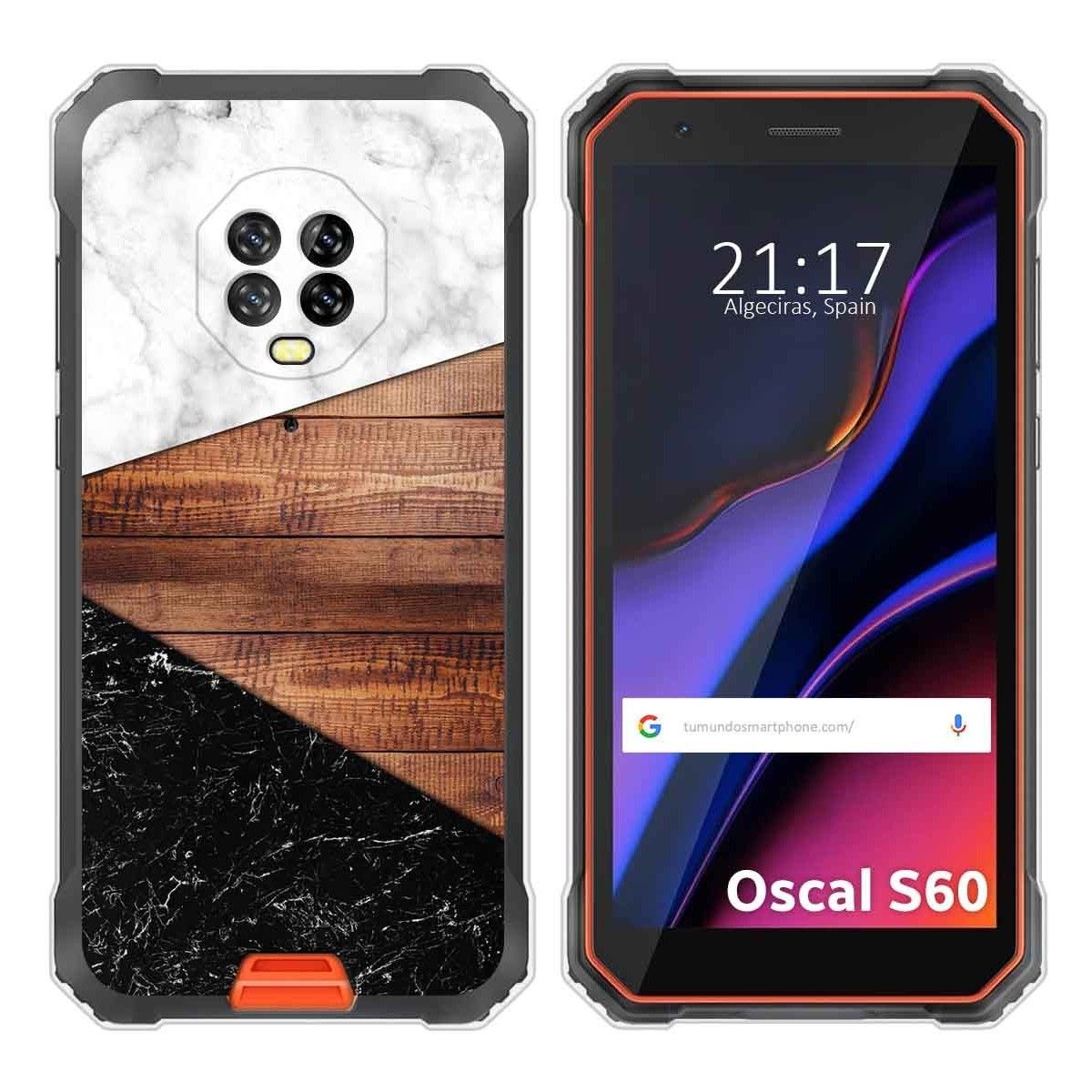 Funda Silicona para Blackview Oscal S60 / S60 Pro diseño Mármol 11 Dibujos