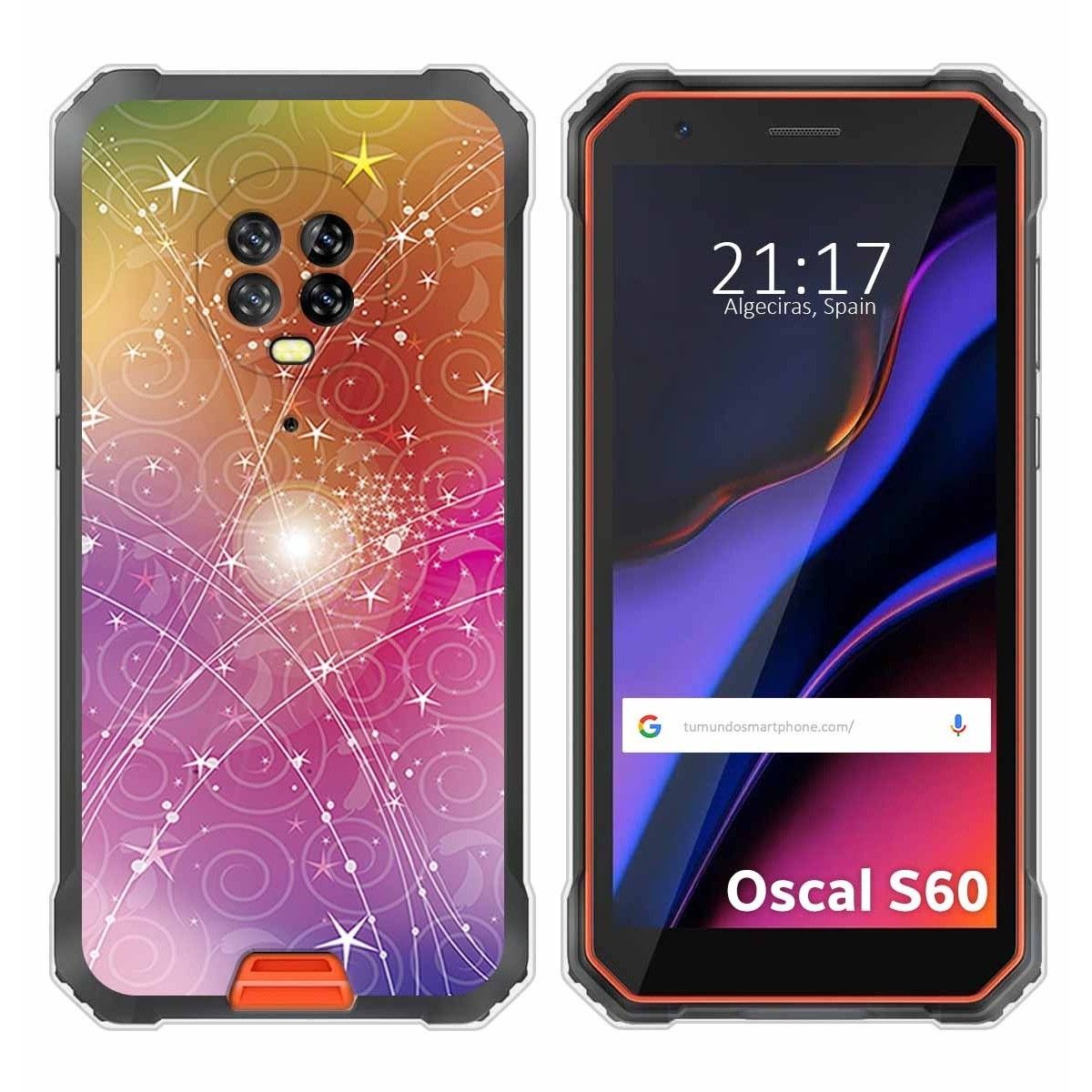 Funda Silicona para Blackview Oscal S60 / S60 Pro diseño Abstracto Dibujos